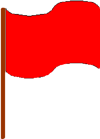 Flag Marshal - Waving Red Flag Gif (377x546)