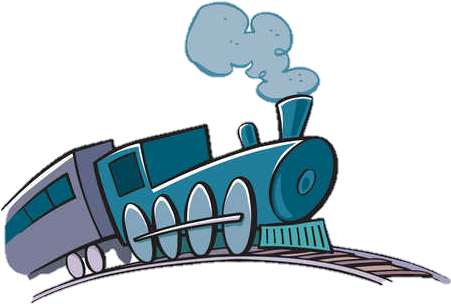 Highly Industrialized - Drawing Of A Train (450x325)