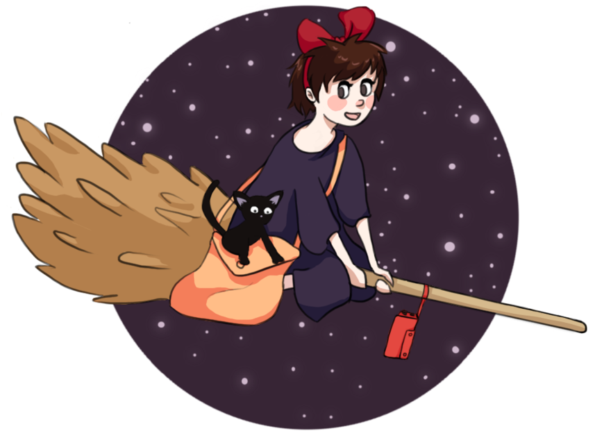 Kiki's Delivery Service By Gemmilyart - Cartoon (894x894)