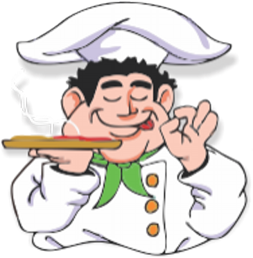 Sergios Restaurante - Pizza Man Clipart (400x400)