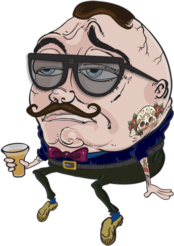 Award For The Wide Bay Region, Owner Jason Faint Has - Cartoon (400x488)