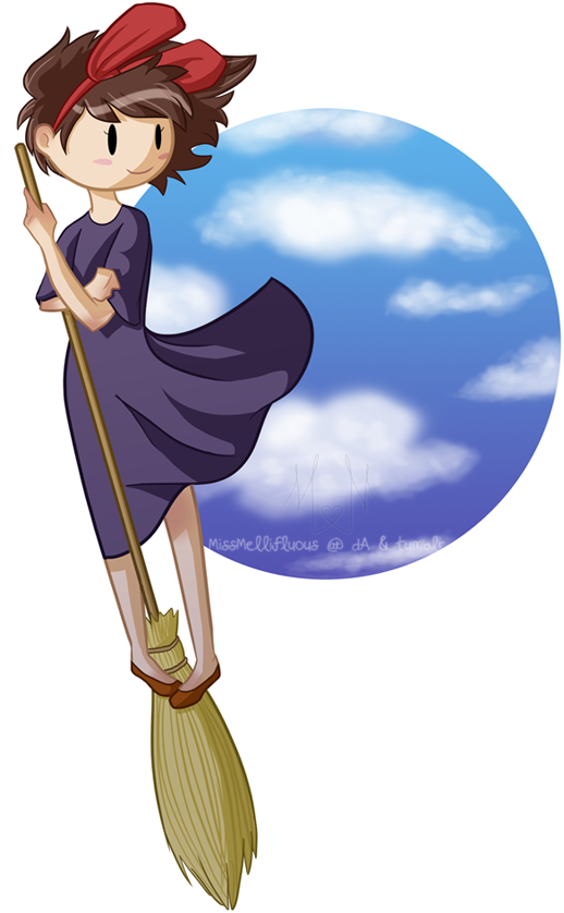 Kiki's Delivery Service By Missmellifluous - Cartoon (518x838)