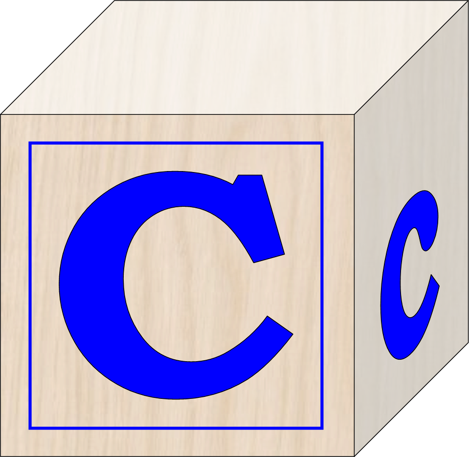 Blocks C Image - Letter Block C Png (959x935)