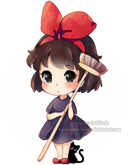 Kiki Delivery By Marmaladecookie - Kiki Entregas A Domicilio Chibi (500x644)