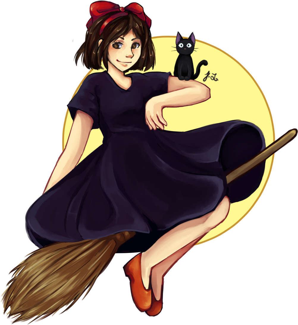 Kiki And Jiji By Jelarts Kiki And Jiji By Jelarts - Kiki Fanart (1024x1325)