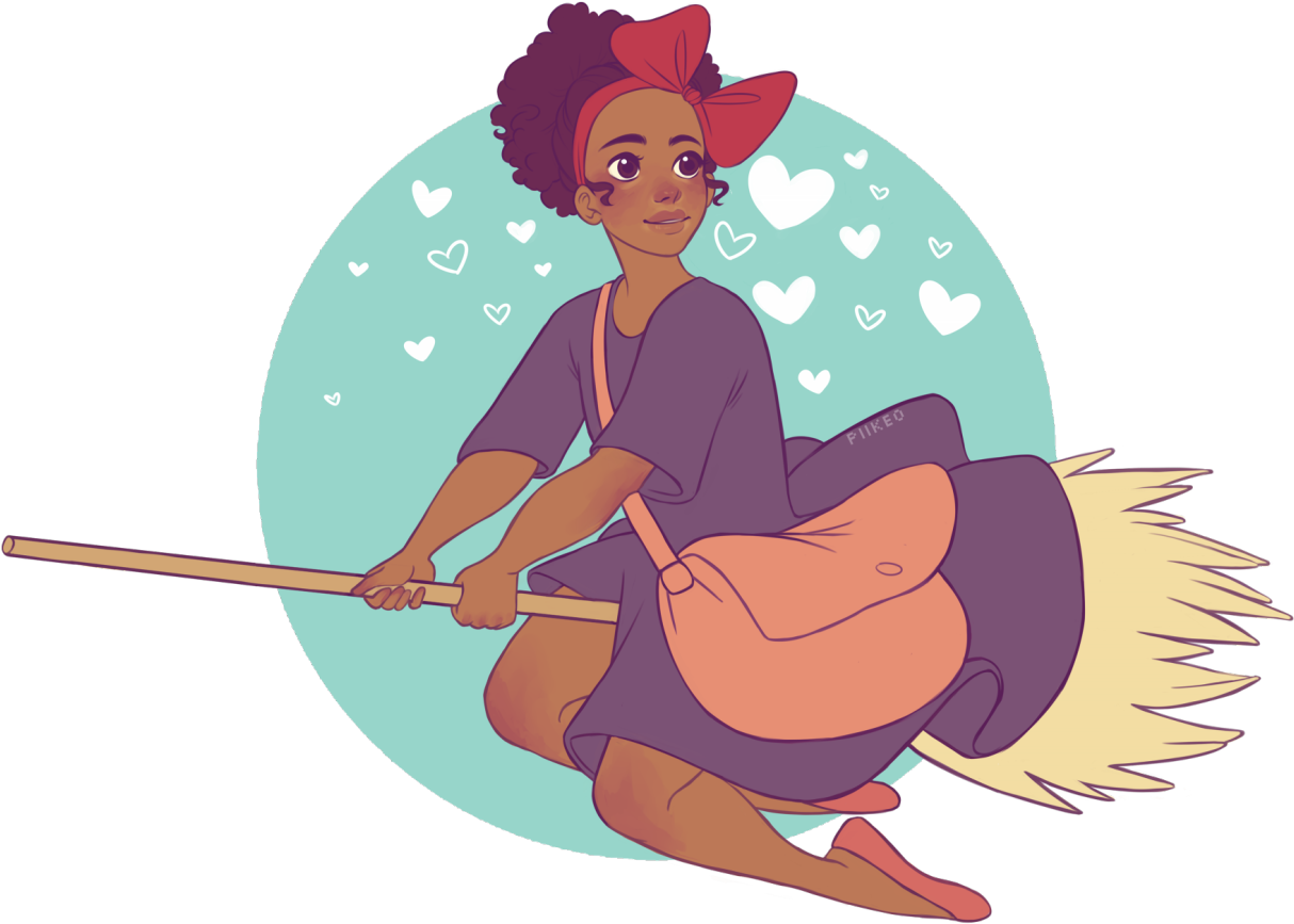 “kiki's Pizza Delivery Service Redbubble Store // Commission - Cartoon (1280x953)