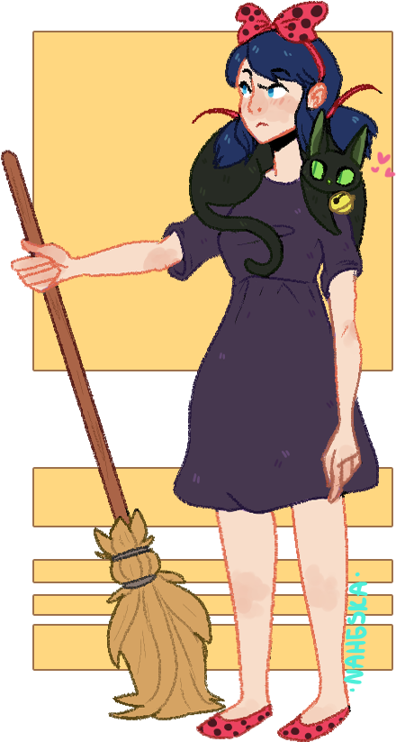 Marinette's Delivery Service - Miraculous Ladybug Sandals Deviantart (570x878)