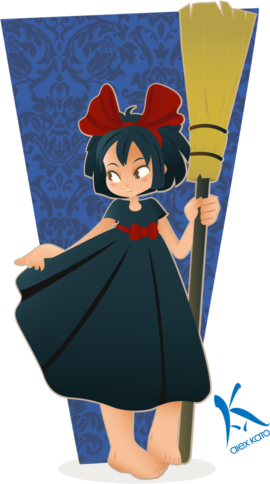 Kikis Delivery Service By Axkato - Cartoon (600x1024)
