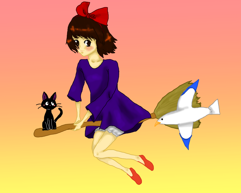 Kiki's Delivery Service By I Heart Pokemon97 - Cartoon (1000x800)