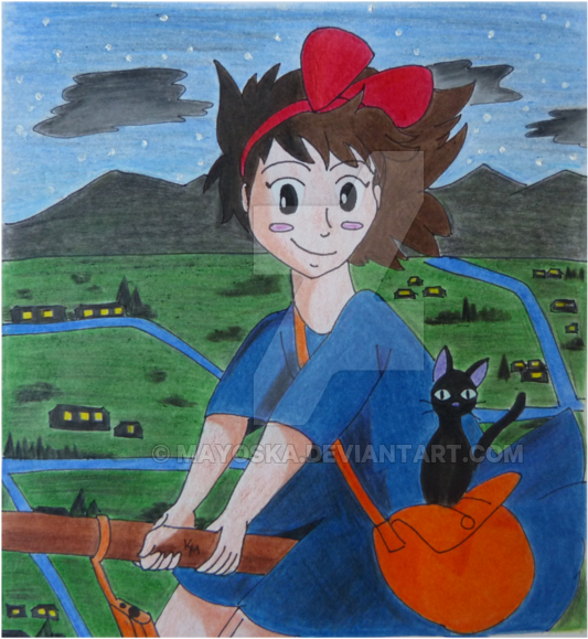 Kiki's Delivery Service By Mayoska - Cartoon (1024x768)