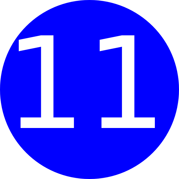 What Is The Significance Of Number - Number 11 Transparent Background (600x600)