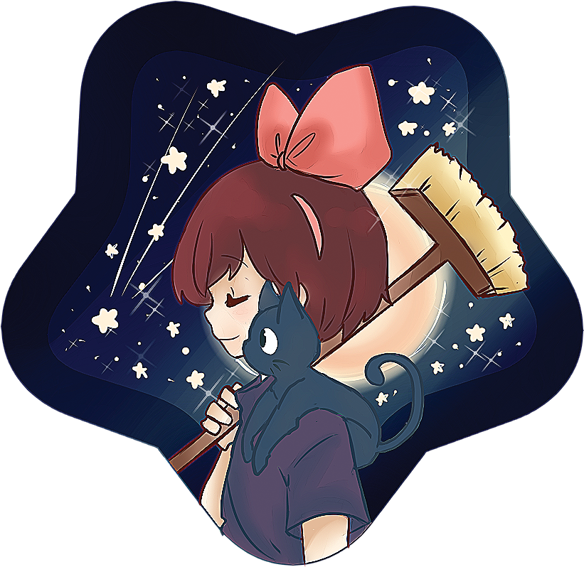 Kiki's Delivery Service Studio Ghibli My Art Mamorandom - Kiki's Delivery Service Studio Ghibli My Art Mamorandom (874x852)