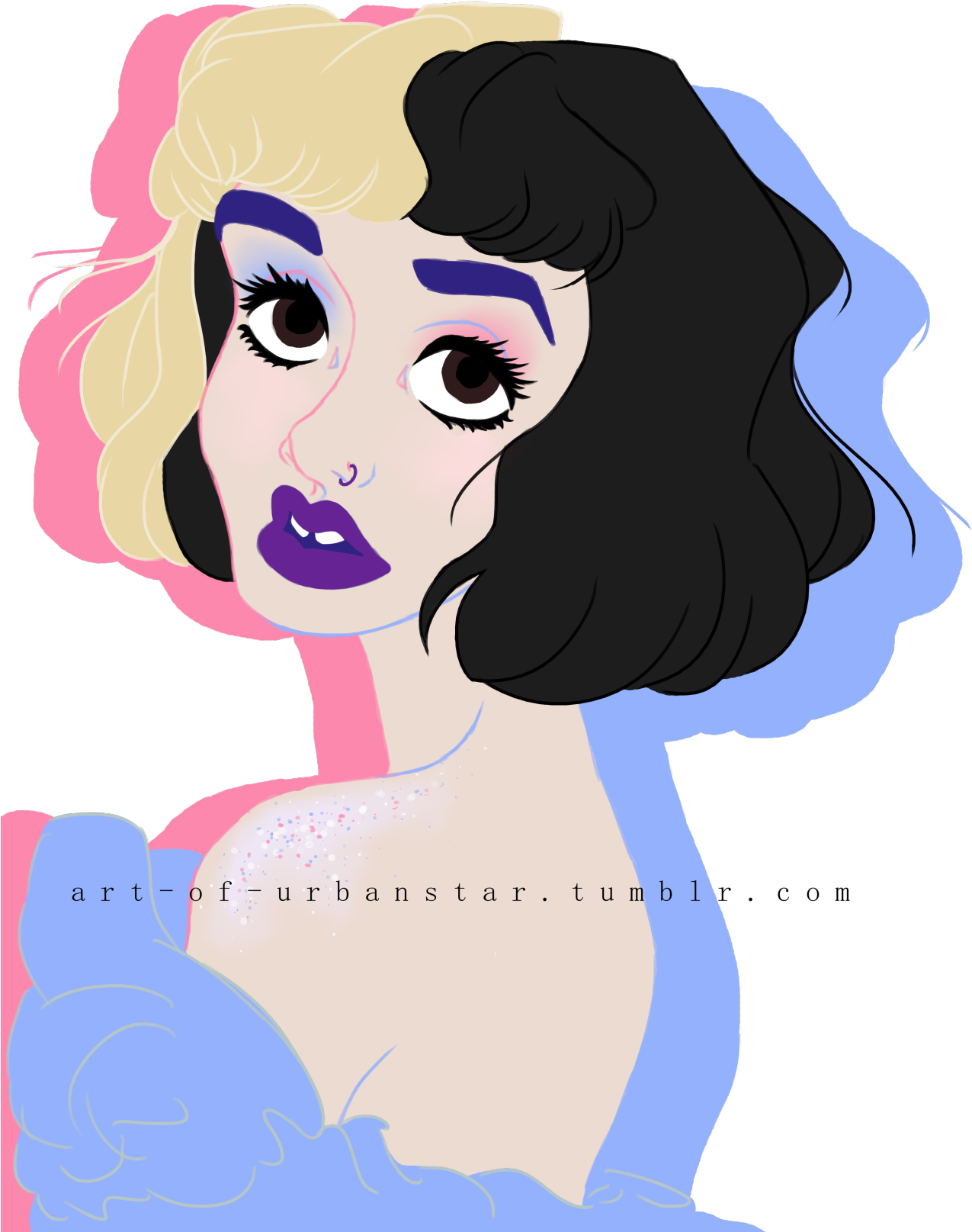 Melanie Martinez Art Melonkiss - Melanie Martinez Fan Art Png (1280x1657)