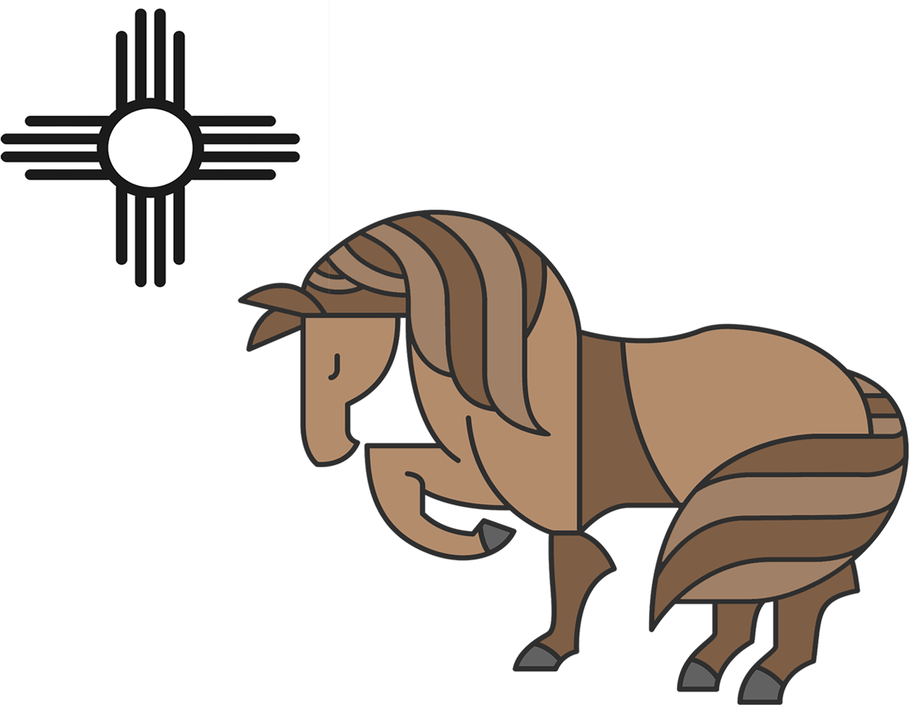 Horse Massage New Mexico Logo - Horse Massage New Mexico Logo (2304x1224)