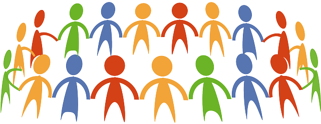 Circle Of People Opensource - Community Clipart (640x320)