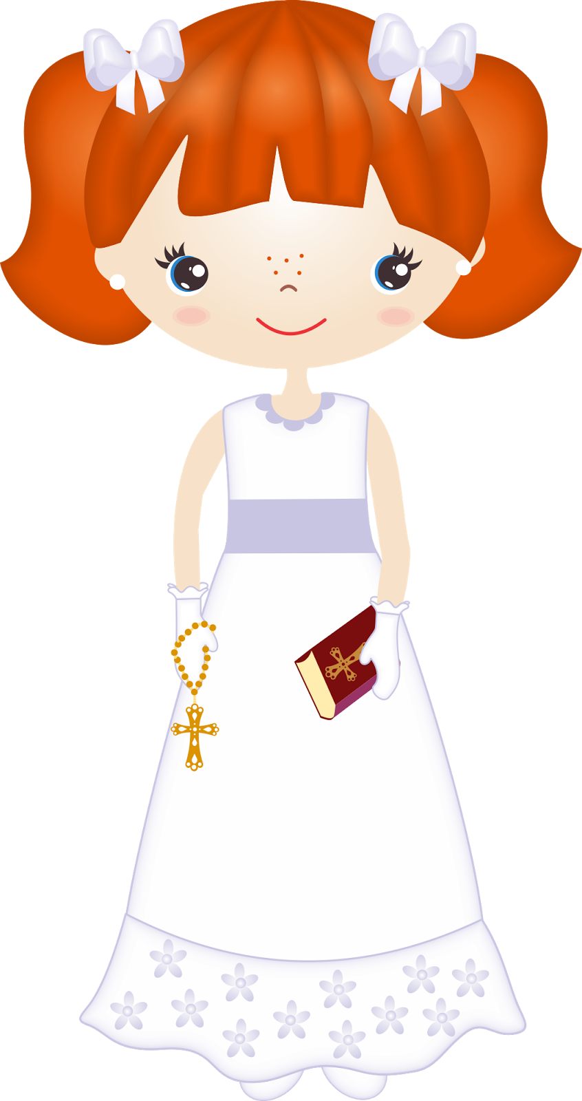 First Communion Girls Firstmunion Clip Art Oh My - Girls 1st Communion Png (846x1600)