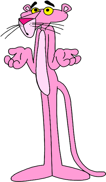 The Pink Panther Clip Art - Pink Panther Cartoon (377x627)
