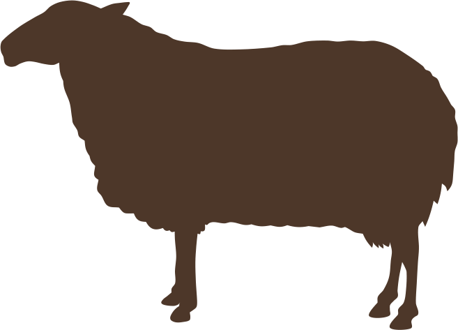 Our Veterinarians - Sheep Silhouette Free Vector (657x473)