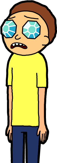 Diamond Eyes Morty - Pocket Mortys Morty (300x650)