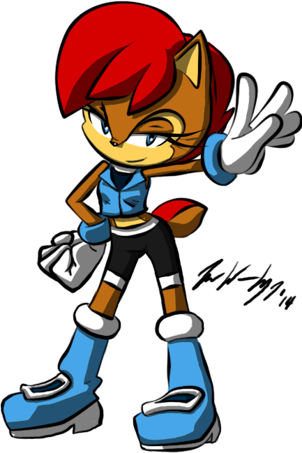 Sally Sassy By Megahayzer On Deviantart - Cartoon (432x699)