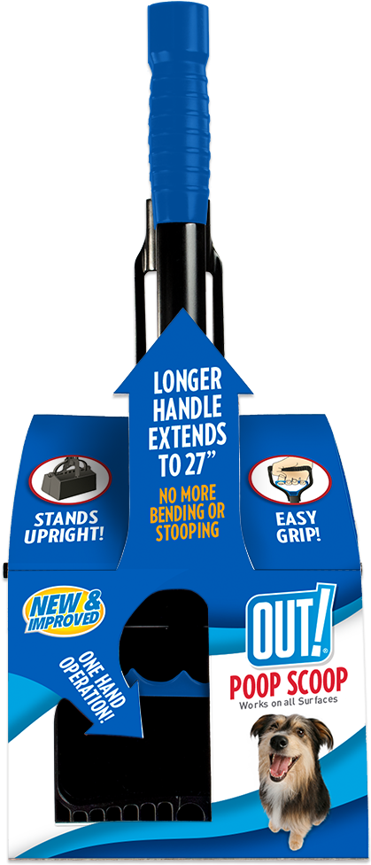 1-handed Poop Scoop, Black - Walmart (1000x1000)