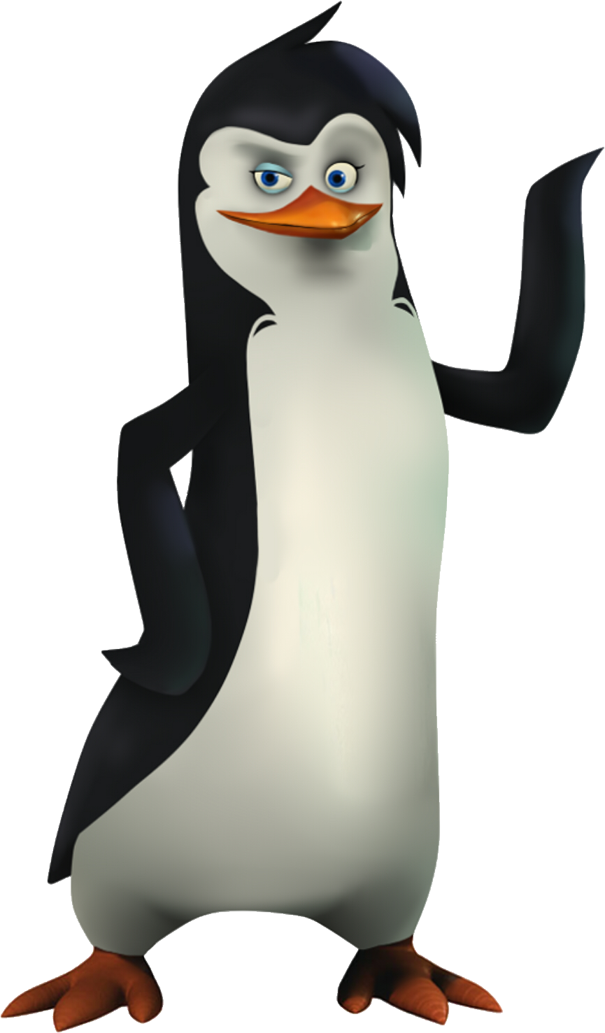 Madagascar Penguin - Penguins Of Madagascar Oc (865x1477)