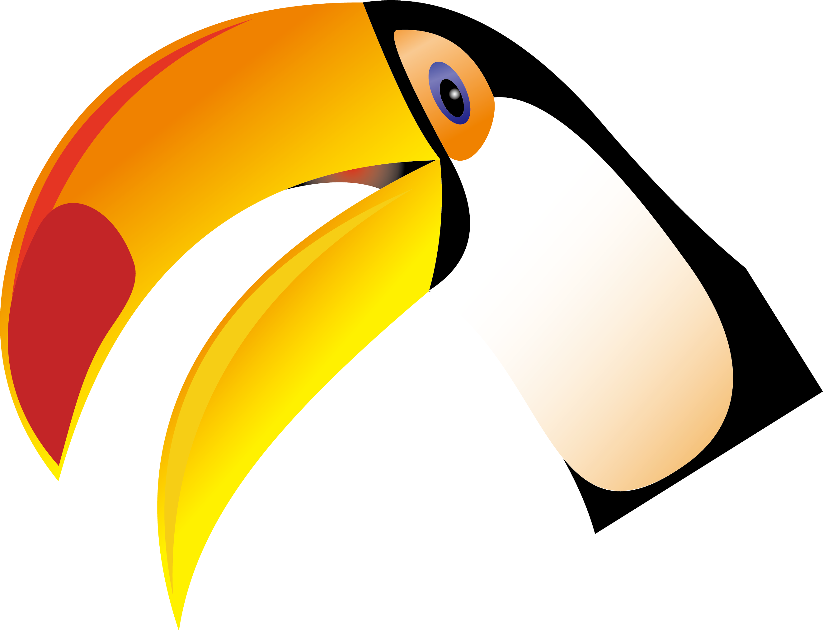 Bird Png Vector Element - Toucan (2644x2027)
