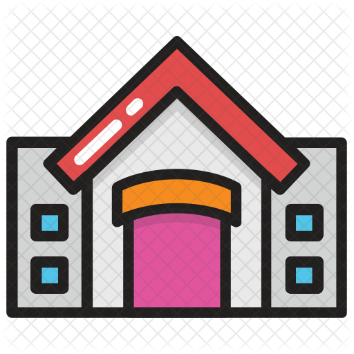 Warehouse Icon - Building (512x512)