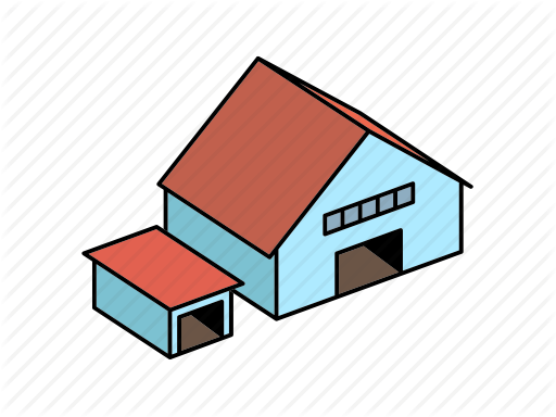 Garage, Hangar, Storage, Warehouse Icon - Depot Icon (512x384)