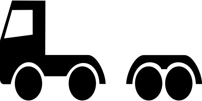 Truck Mini Unloaded Low-loading Pictogram - Pictogram (680x340)