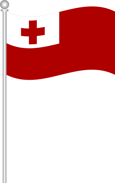 Flag Clipart Tongan - Tongan Flag Png (452x720)