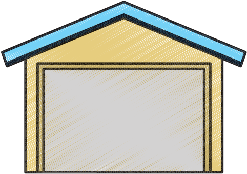 Warehouse Building Icon - Garage (550x550)