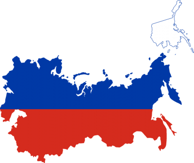 Russia Free Png Png Images - Russian Flag On Country (400x336)