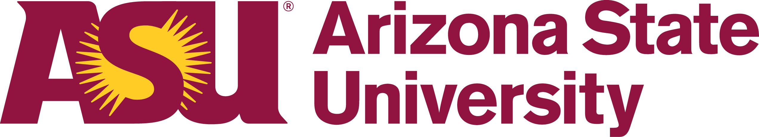 Arizona State University - Arizona State University Logo Vector (2545x459)