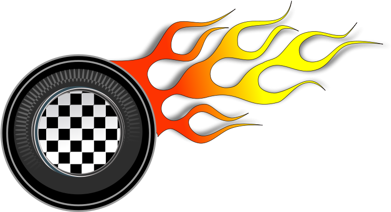 Racing Wheel - Hot Wheels Logo Png (960x512)