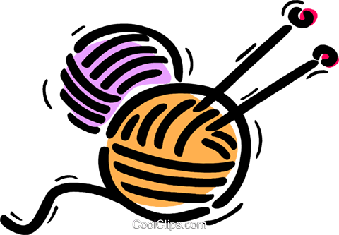 Knitting Yarn Wool - Yarn Clipart Png (480x333)
