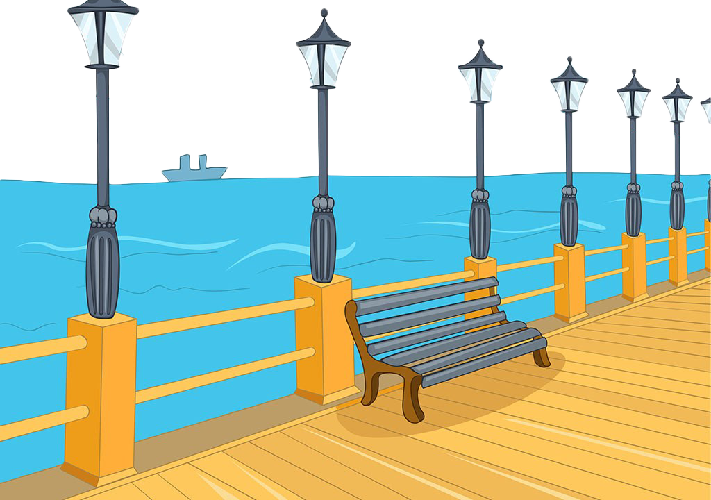 Cartoon Royalty-free Clip Art - Promenade Clip Art (1024x720)