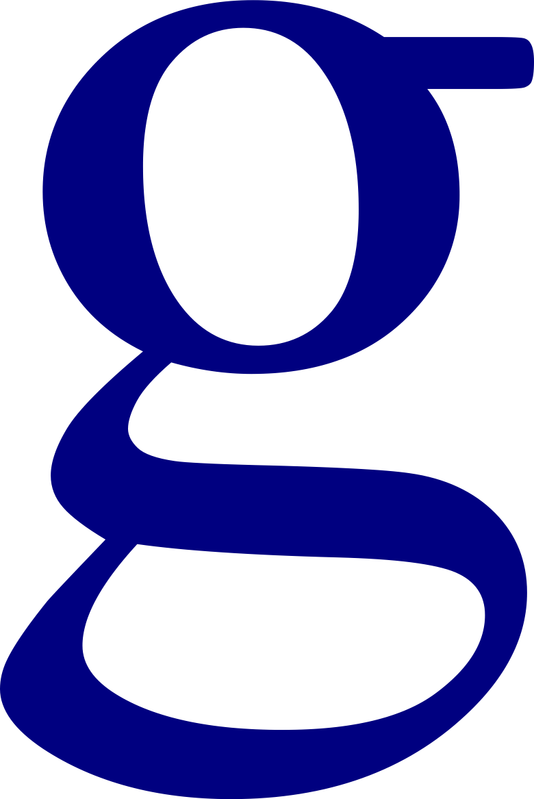 Letter G Icon Png - Lower Case Google G (780x1167)