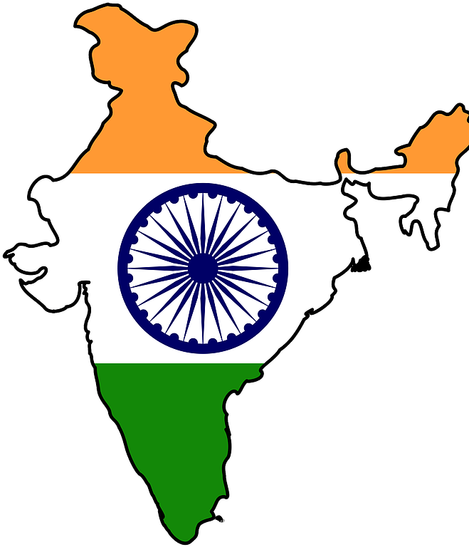 India - India Country With Flag (669x786)