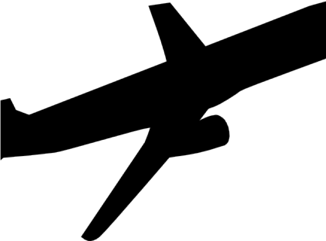 Air Plane Clipart - Black And White Flight Clipart (640x480)