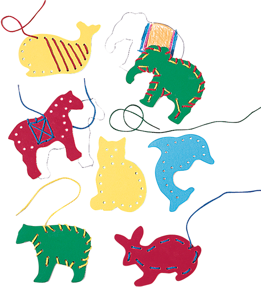 Lauri Logo - Lauri Lr-2562 Lacing & Tracing Animals-7/pk Ages (1000x1000)