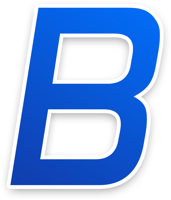 Letter B Png - Blue B Transparent (716x836)