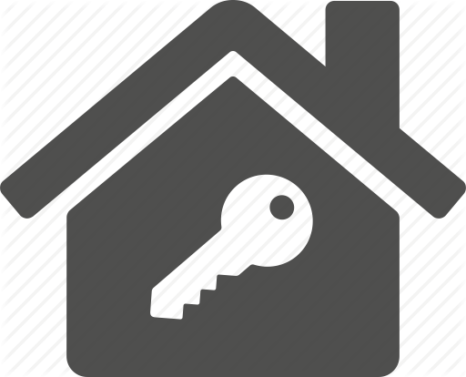 Heart Lock And Key - House And Key Icon (512x414)