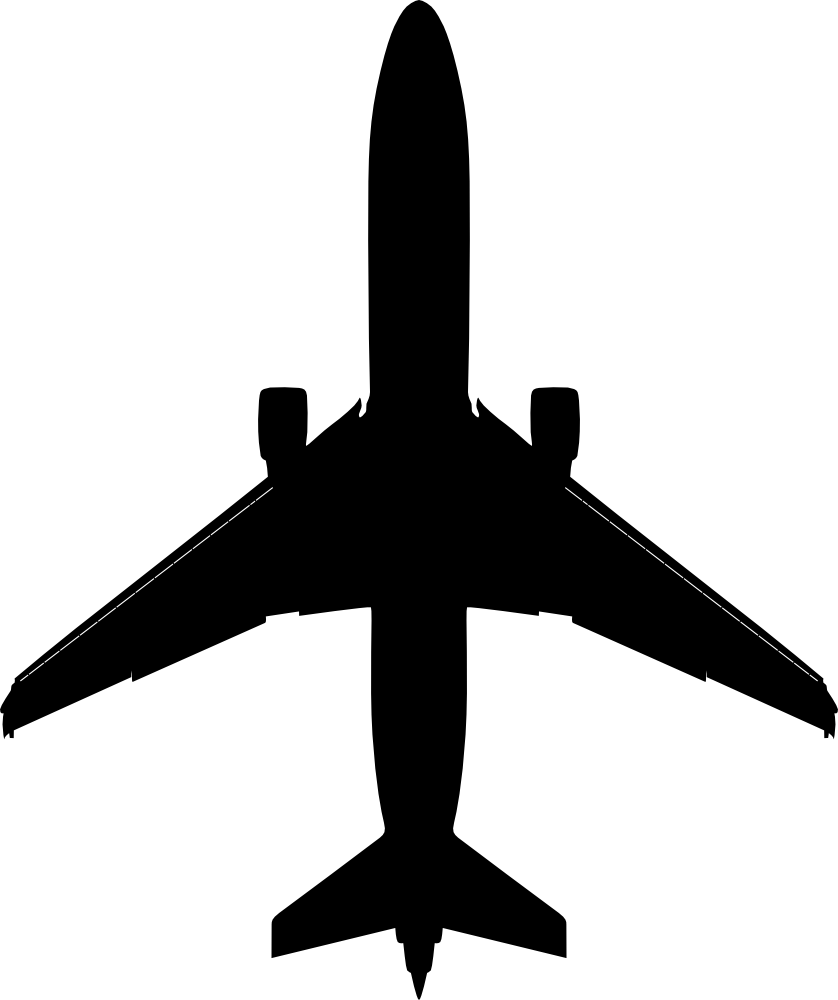 Fighter Jet Clip Art - Plane Silhouette Png (838x1000)