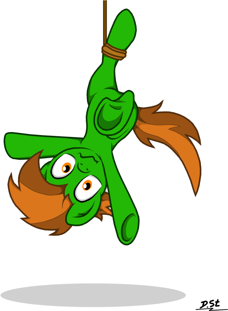 Fandroit, Fetish, Hanging, Hoof Fetish, Hung Upside - Cartoon (924x1024)