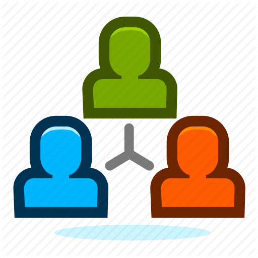 Person Icons Organization - Hierarchy (512x512)