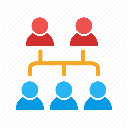 Structure Clipart Organization Chart - Team Organization Structure Icon (512x512)