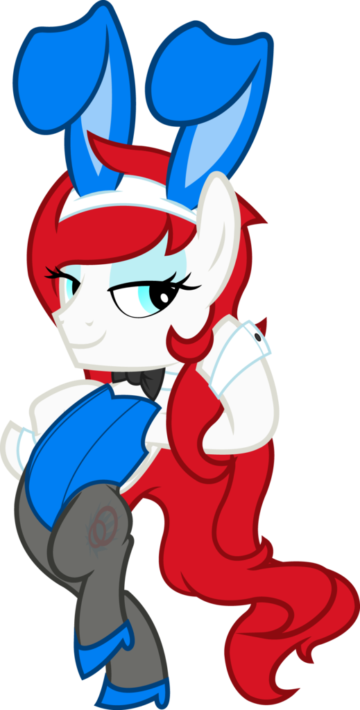 Outlawedtofu, Bedroom Eyes, Bowtie, Bunny Suit, Clothes, - Cartoon (519x1024)