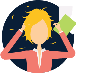 Stress Icon - Work Stress Icon Png (428x317)