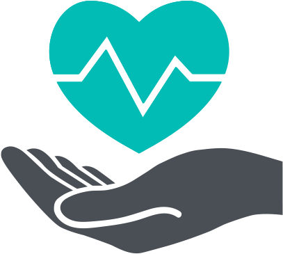 Hand And Heart Illustration - Illustration (560x375)